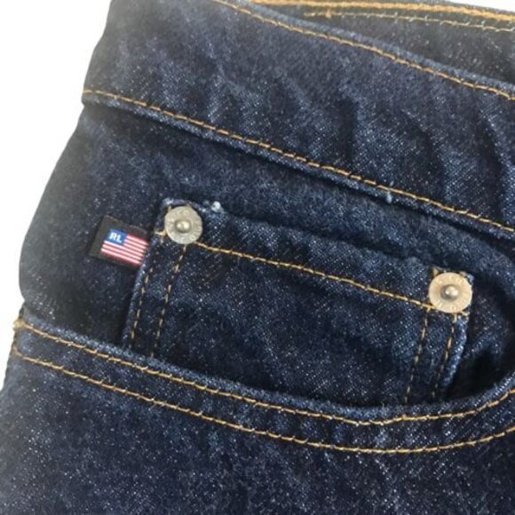 Ralph Lauren Polo Jeans Saturday Size 30W x 30L Straight Leg Blue Y2K NWOT - Picture 4 of 10